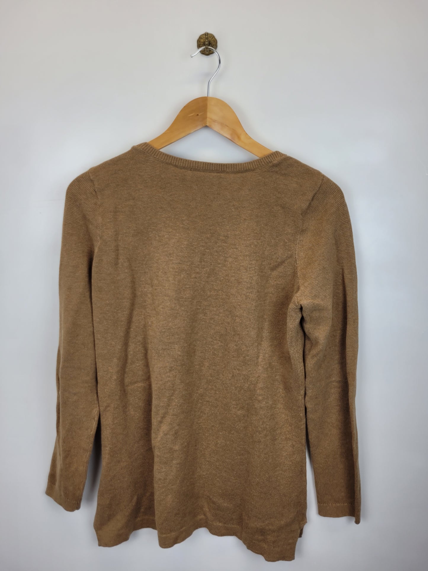 Brauner High Coast Knit Sweater / Pullover von Fjällräven in Größe S (Damen) - wanderlich.com