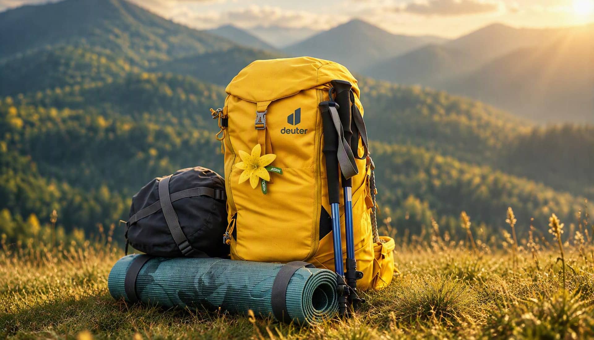Rucksack Isomatte Schwarzwald