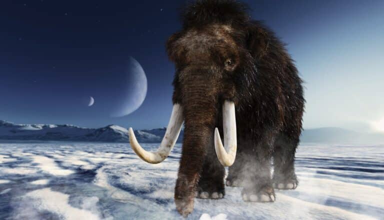 Mammut im Eis