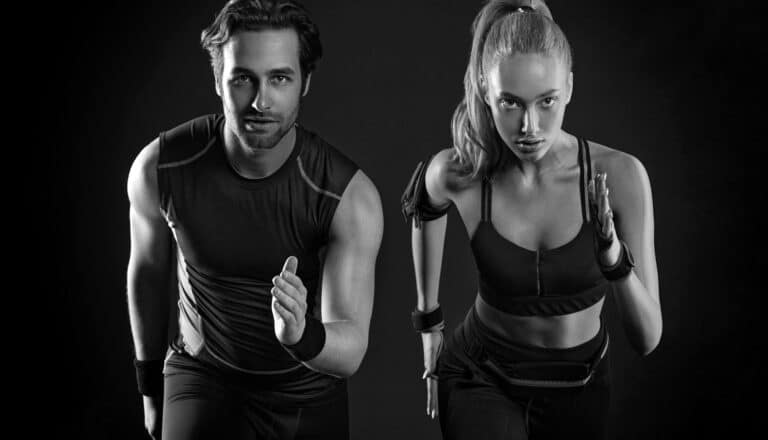 Sportliches Sprinter Paar