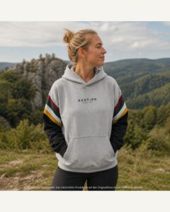 Kapuzenpullover mit Streifen Grau | Andere | S | Hoodies
