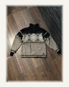 Norweger Pullover mit Half-Zip Grau | Dale Of Norway | M