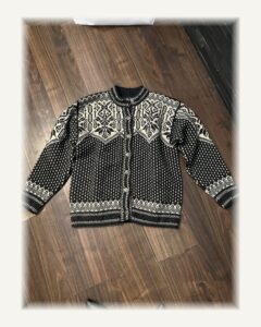 Strickjacke Norweger-Muster Schwarz | Dale Of Norway | L