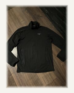 Fleecejacke mit Zipper Herren Schwarz | Arcteryx | M