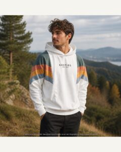 Hoodie Sweatshirt  Weiß Bunt | Andere | S | Hoodies