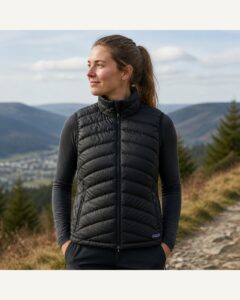 Steppweste Schwarz | Patagonia | XL | Softshell-Damen