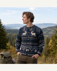 Norweger-Cardigan Dunkelblau | Dale Of Norway | M | hoodies-damen