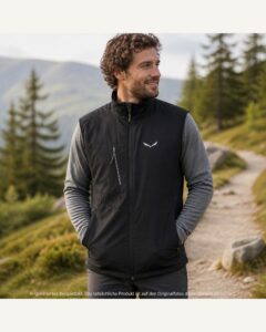 Softshell Weste Schwarz | SALEWA | XXL