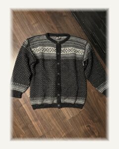 Norweger-Strickjacke Schwarz | Dale Of Norway | XXL | Herren
