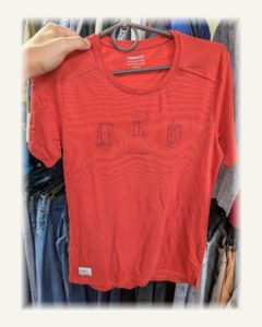 Merino T-Shirt mit Print Rot | Norrøna | Herren S