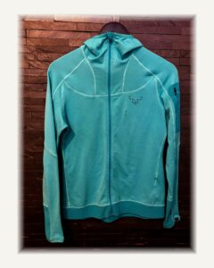 Sport Fleecejacke Zip Hoodie mit Kapuze Türkis | Dynafit | Damen M