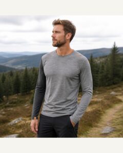 Longsleeve Merino Grau | Ortovox | Herren L