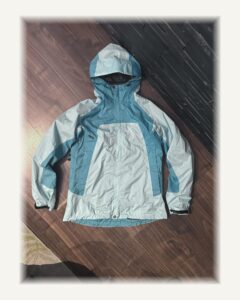 Hardshell-Jacke mit Kapuze Türkis | Haglöfs | Damen M