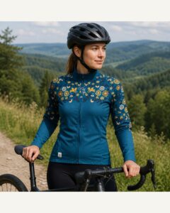 Radtrikot langarm Türkis | Maloja | S | radsport-damen